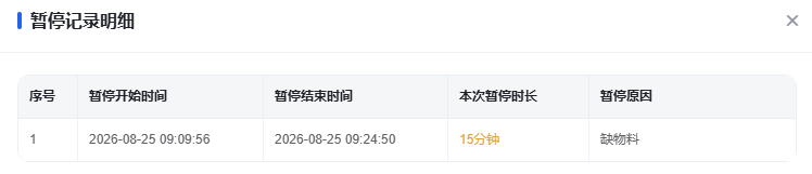 暂停记录